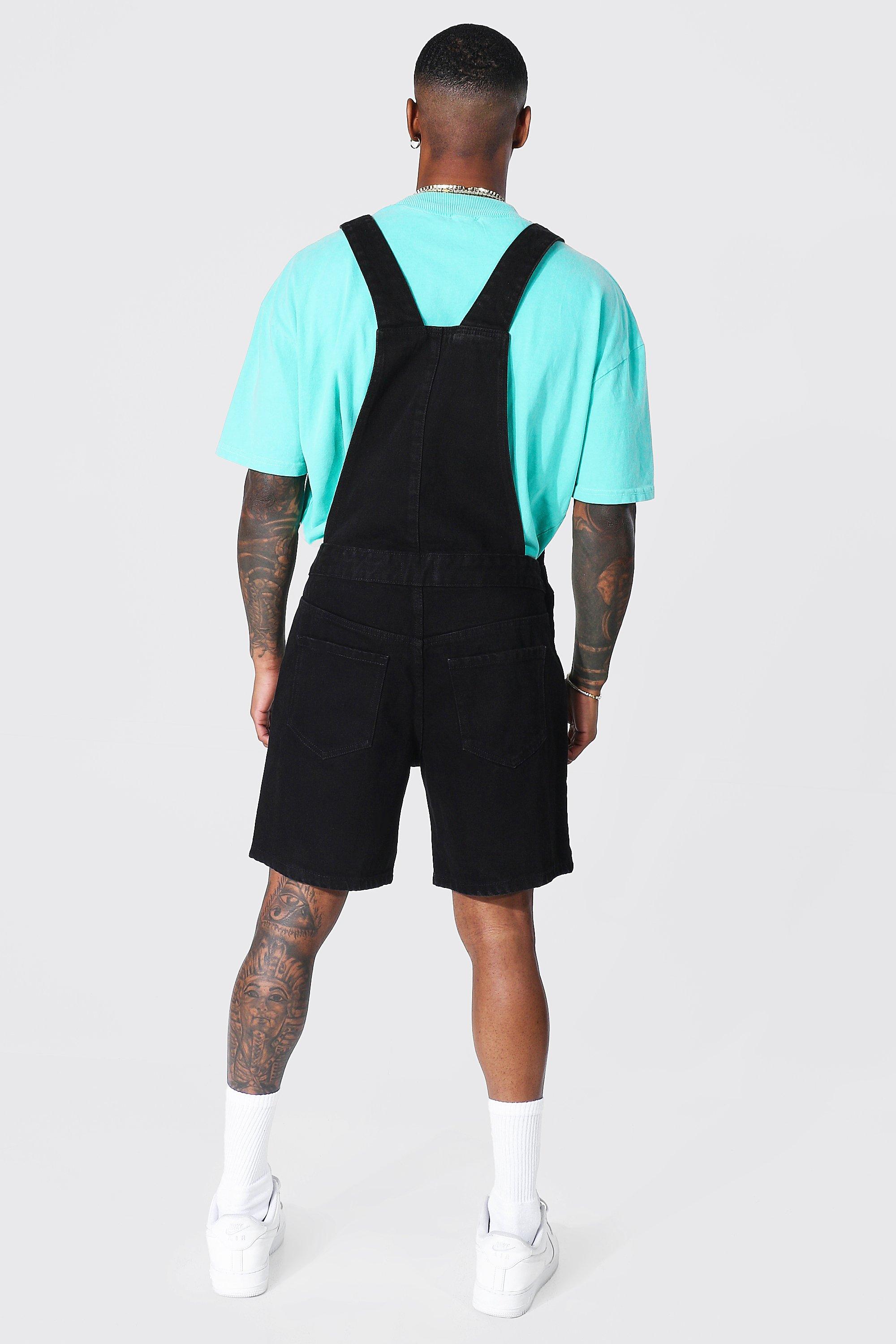 Mens dungarees sale shorts uk